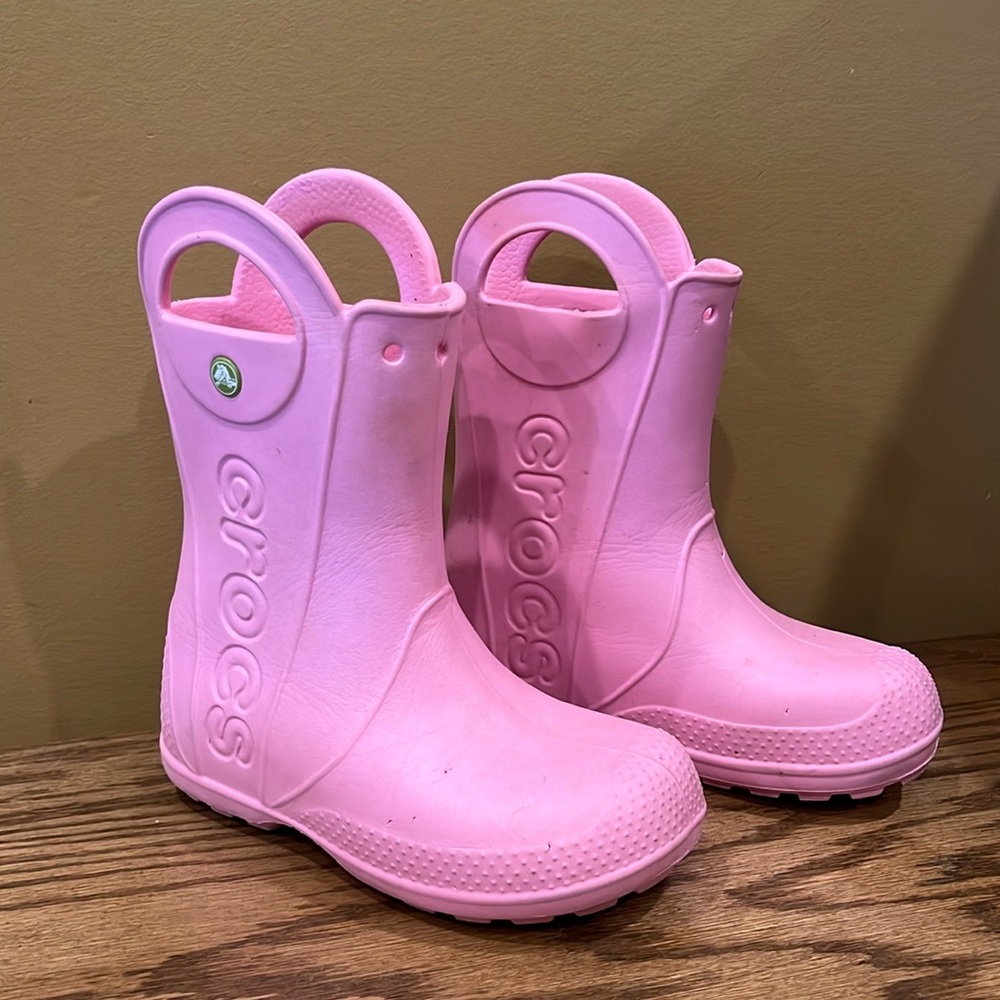 Pink Girls Rainboots